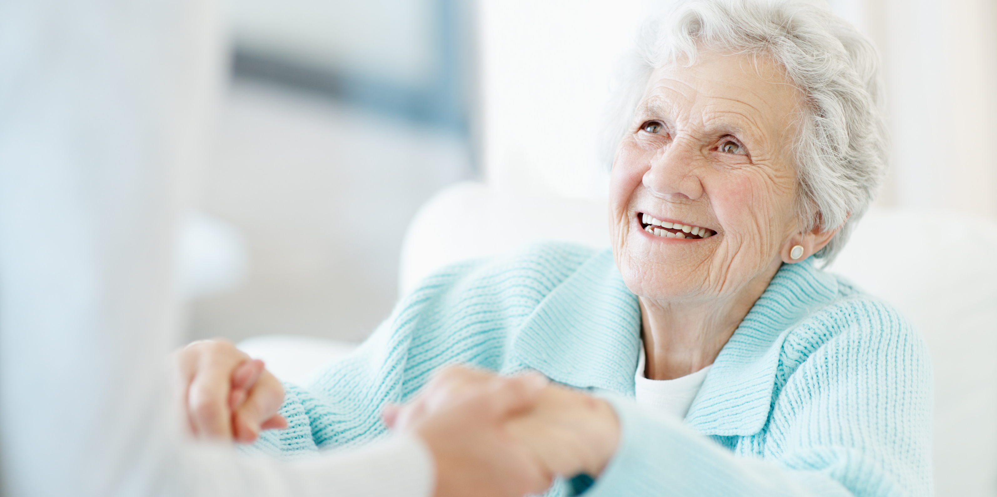 Elderly patient or resident in nursing home, skilled nursing, long term care facility.