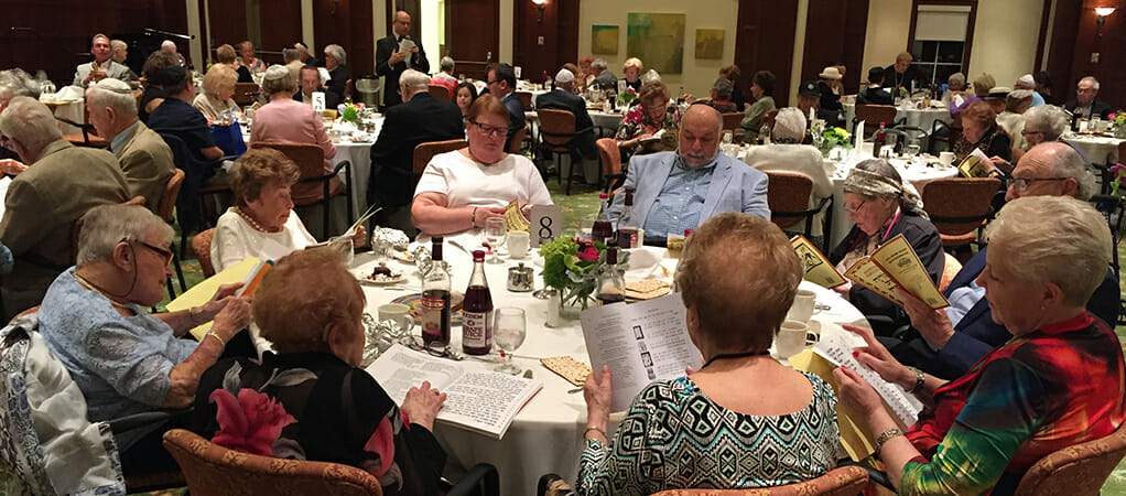 Jewish Holiday celebration at MorseLife, Passover Seder, The Tradition at MorseLife